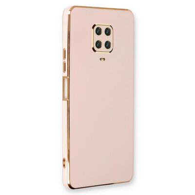 Microsonic Xiaomi Redmi Note 9 Pro Max Kılıf Olive Plated Pembe