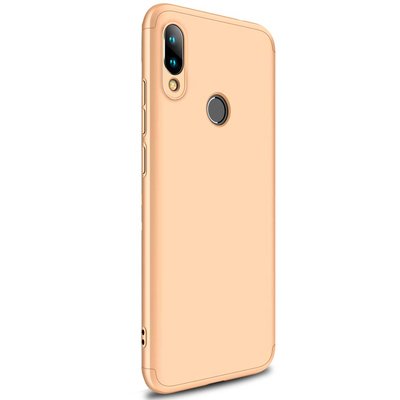 Microsonic Xiaomi Redmi Note 7 Kılıf Double Dip 360 Protective AYS Gold