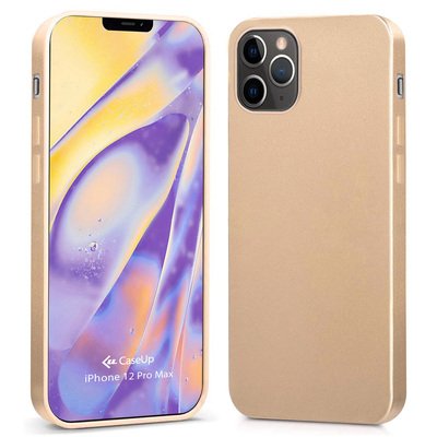 CaseUp Apple iPhone 12 Pro Max Kılıf Matte Surface Gold