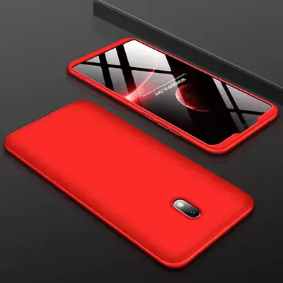 Microsonic Xiaomi Redmi 8A Kılıf Double Dip 360 Protective Kırmızı