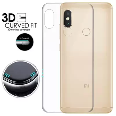 Microsonic Xiaomi Redmi Note 5 Ön + Arka Kavisler Dahil Tam Ekran Kaplayıcı Film