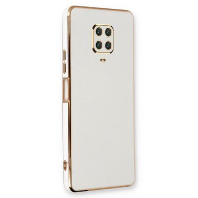 Microsonic Xiaomi Redmi Note 9 Pro Max Kılıf Olive Plated Beyaz