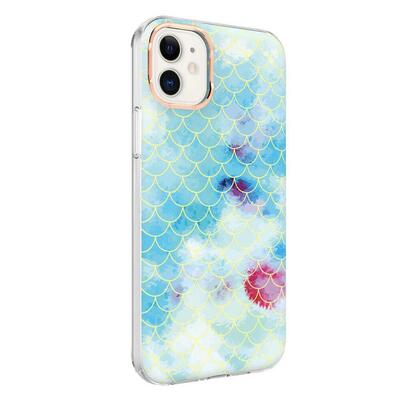 Microsonic Apple iPhone 11 Natural Feel Desenli Kılıf Fish Scale