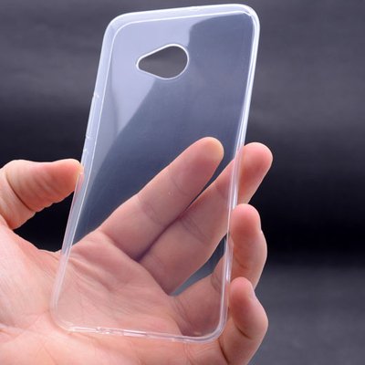Microsonic HTC U11 Life Kılıf Transparent Soft Beyaz