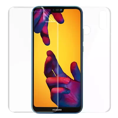 Microsonic Huawei P20 Lite Ön + Arka Kavisler Dahil Tam Ekran Kaplayıcı Film