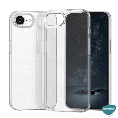 Microsonic Apple iPhone 16e Kılıf Transparent Soft Şeffaf