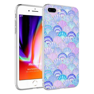 Microsonic Apple iPhone 8 Plus Natural Feel Desenli Kılıf Oyster