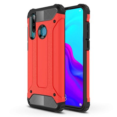 Microsonic Huawei P30 Lite Kılıf Rugged Armor Kırmızı