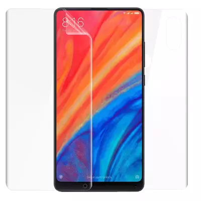 Microsonic Xiaomi Mi Mix 2S Ön + Arka Kavisler Dahil Tam Ekran Kaplayıcı Film