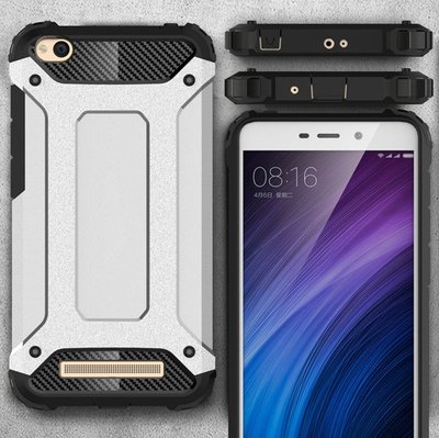 Microsonic Xiaomi Redmi 4A Kılıf Rugged Armor Siyah