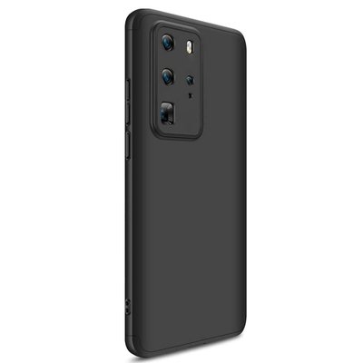 Microsonic Huawei P40 Pro Kılıf Double Dip 360 Protective AYS Siyah