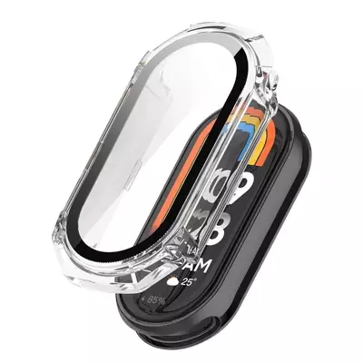 Microsonic Xiaomi Mi Band 8 Kılıf Darbeye Dayanıklı Clear Premium Slim WatchBand Şeffaf