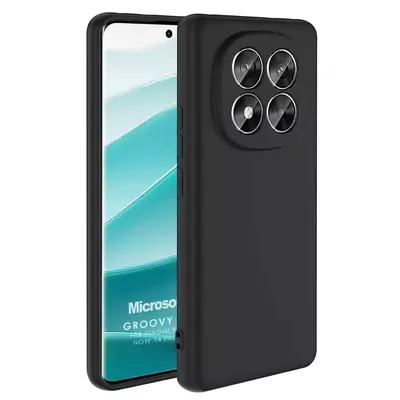 Microsonic Xiaomi Redmi Note 14 Pro 4G Kılıf Groovy Soft Siyah
