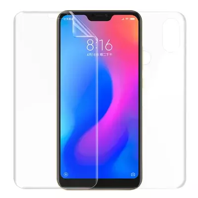 Microsonic Xiaomi Mi A2 Lite Ön + Arka Kavisler Dahil Tam Ekran Kaplayıcı Film