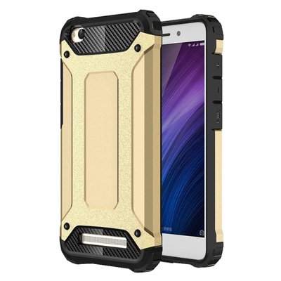 Microsonic Xiaomi Redmi 4A Kılıf Rugged Armor Gold