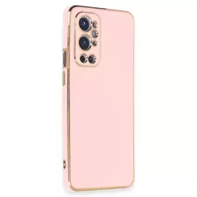 Microsonic OnePlus 9 Pro Kılıf Olive Plated Pembe