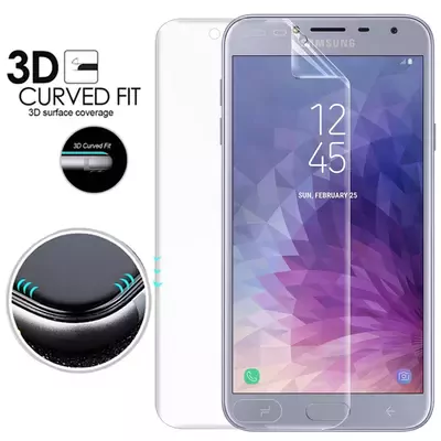 Microsonic Samsung Galaxy J4 Ön + Arka Kavisler Dahil Tam Ekran Kaplayıcı Film