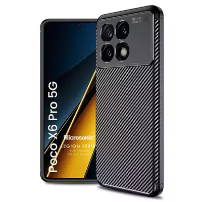 Microsonic Xiaomi Poco X6 Pro 5G Kılıf Legion Series Siyah