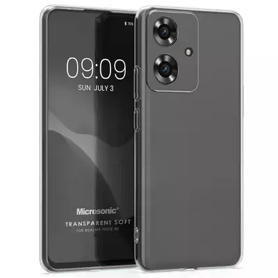 Microsonic Realme Note 60 Kılıf Transparent Soft Şeffaf