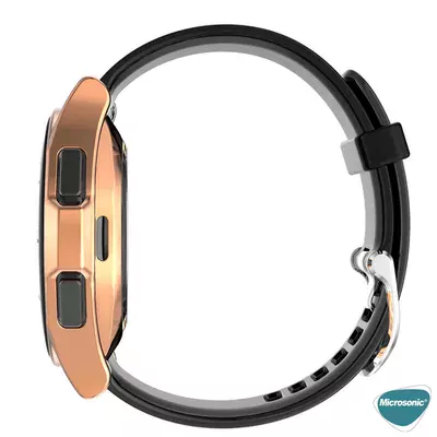 Microsonic Samsung Galaxy Watch 6 Classic 47mm Kılıf Matte Premium Slim WatchBand Gümüş