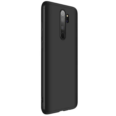 Microsonic Xiaomi Redmi Note 8 Pro Kılıf Double Dip 360 Protective Siyah