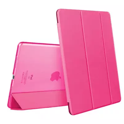 Microsonic Apple iPad Air 3 10.5'' 2019 (A2152-A2123-A2153-A2154) Smart Case ve arka Kılıf Koyu Pembe