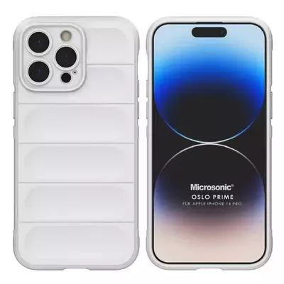 Microsonic Apple iPhone 14 Pro Kılıf Oslo Prime Beyaz