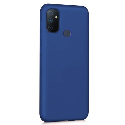 Microsonic OnePlus Nord N100 Kılıf Matte Silicone Lacivert