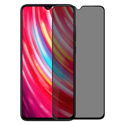 Microsonic Xiaomi Redmi Note 8 Pro Invisible Privacy Kavisli Ekran Koruyucu Siyah