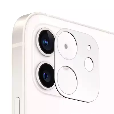 Microsonic Apple iPhone 12 Mini Kamera Lens Koruma Camı V2 Beyaz