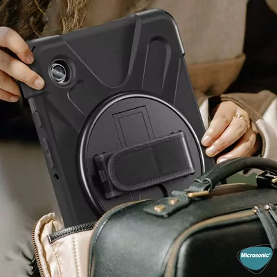 Microsonic Samsung Galaxy Tab S10 Lite Kılıf Heavy Defender Siyah