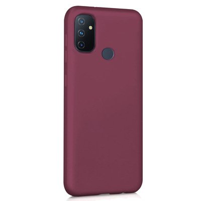 Microsonic OnePlus Nord N100 Kılıf Matte Silicone Mor