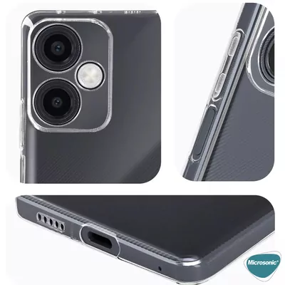 Microsonic Oppo A3 Kılıf Transparent Soft Şeffaf