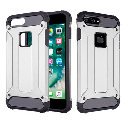 CaseUp Apple iPhone 7 Plus Kılıf Tank Gümüş