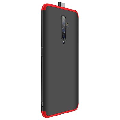 Microsonic Oppo Reno 2Z Kılıf Double Dip 360 Protective AYS Siyah Kırmızı