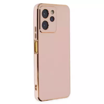 Microsonic Xiaomi Poco X5 Pro Kılıf Olive Plated Pembe