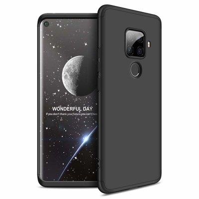 Microsonic Huawei Mate 30 Lite Kılıf Double Dip 360 Protective AYS Siyah