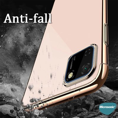 Microsonic Oppo A73 Kılıf Skyfall Transparent Clear Kırmızı