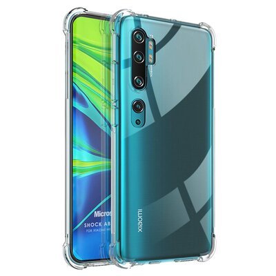 Microsonic Xiaomi Mi Note 10 Pro Kılıf Anti Shock Silikon Şeffaf