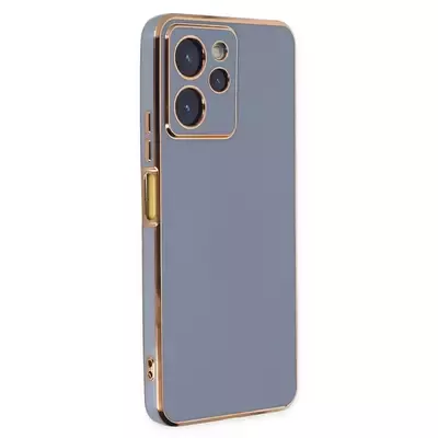 Microsonic Xiaomi Poco X5 Pro Kılıf Olive Plated Lavanta Grisi