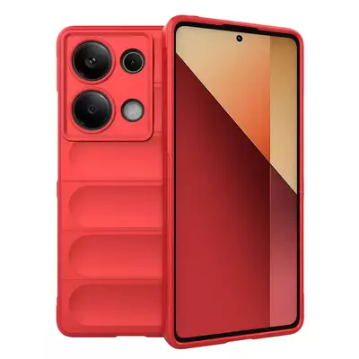 Microsonic Xiaomi Redmi Note 13 Pro 4G Kılıf Oslo Prime Kırmızı