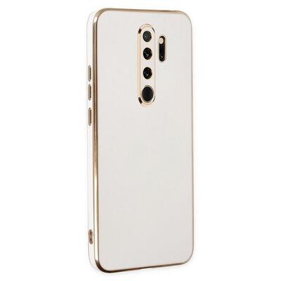 Microsonic Xiaomi Redmi Note 8 Pro Kılıf Olive Plated Beyaz