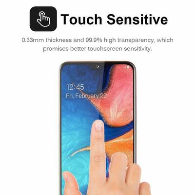 Microsonic Samsung Galaxy A10 Invisible Privacy Kavisli Ekran Koruyucu Siyah