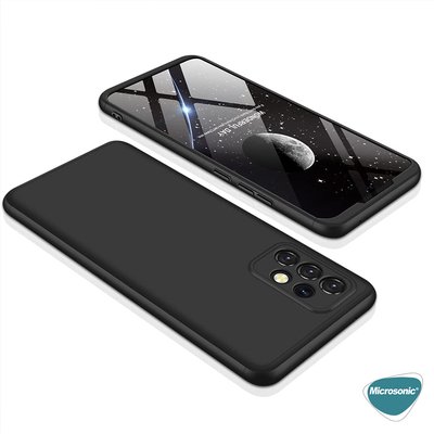 Microsonic Samsung Galaxy A52s Kılıf Double Dip 360 Protective AYS Kırmızı