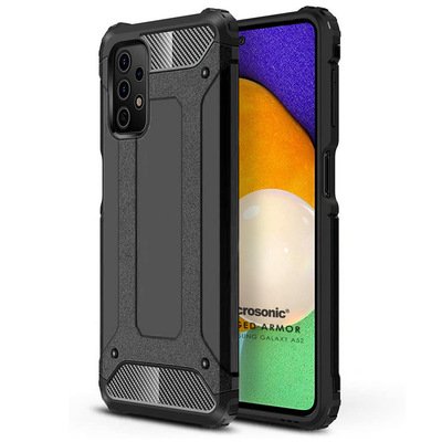 Microsonic Samsung Galaxy A52s Kılıf Rugged Armor Siyah