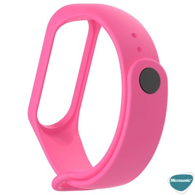 Microsonic Xiaomi Mi Band 6 Silikon Kordon Pembe