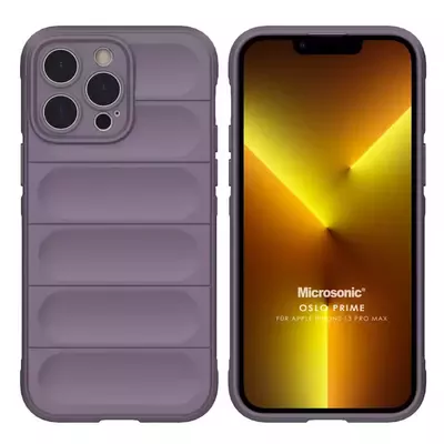 Microsonic Apple iPhone 13 Pro Max Kılıf Oslo Prime Lila