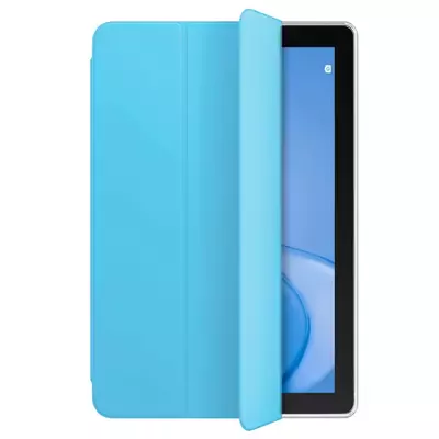 Microsonic Huawei MatePad SE Kılıf Slim Translucent Back Smart Cover Mavi