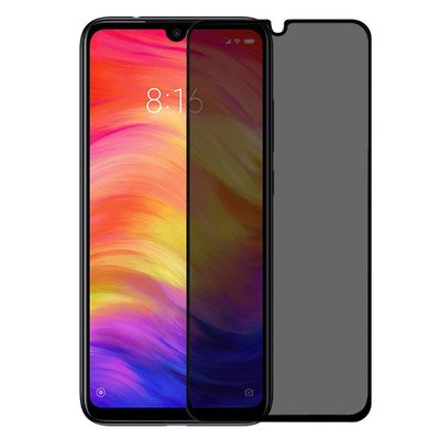 Microsonic Xiaomi Redmi Note 7 Pro Invisible Privacy Kavisli Ekran Koruyucu Siyah