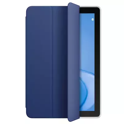 Microsonic Huawei MatePad SE Kılıf Slim Translucent Back Smart Cover Lacivert